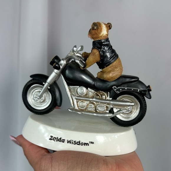 Zelda Wisdom 2002 grab life by the throttle and dont look back bulldog figurine - Picture 6 of 7